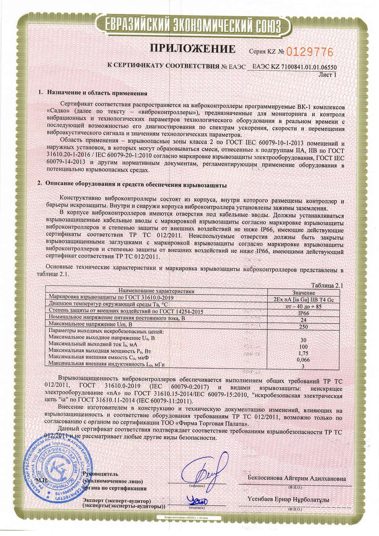 Свидетельство СИ САДКО 2018 до 11 05 2023 Страница 2
